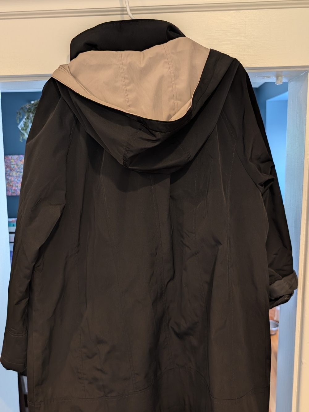 Coldwater Creek Women's Black Waterproof Hooded Jacket XL - Picture 2 of 7